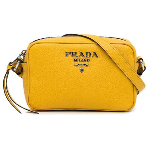 Prada Camera/Crossbody Bag in Vitello Phenix Calf Leather